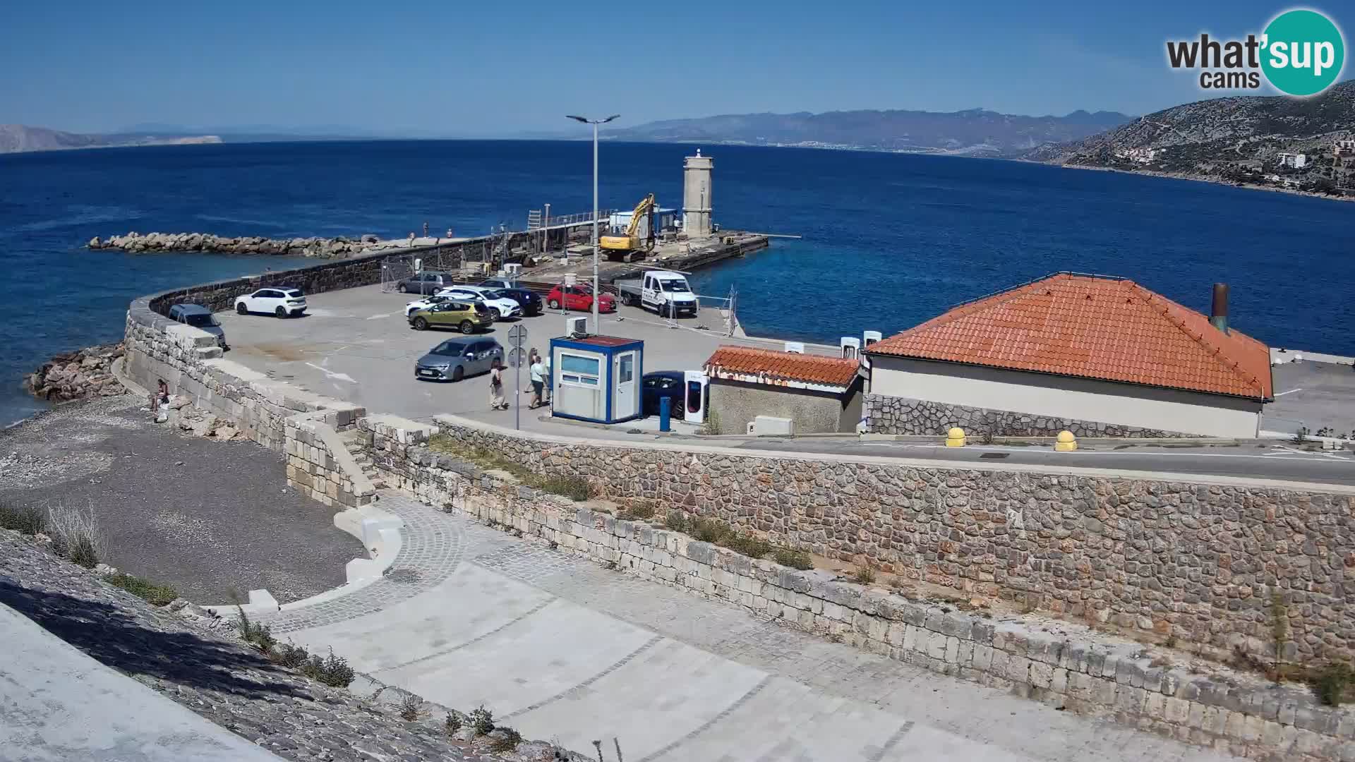Webcam Porto di Segna – Frangiflutti e Faro in diretta