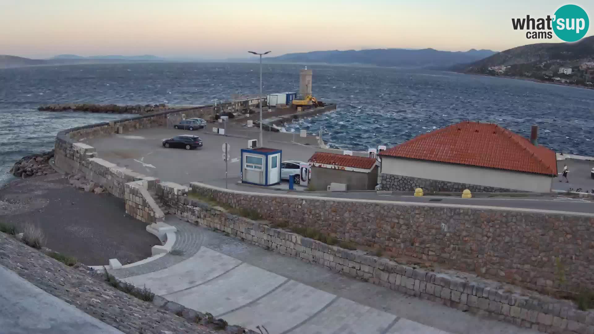 Senj Harbour Webcam – Breakwater & Lighthouse Live View