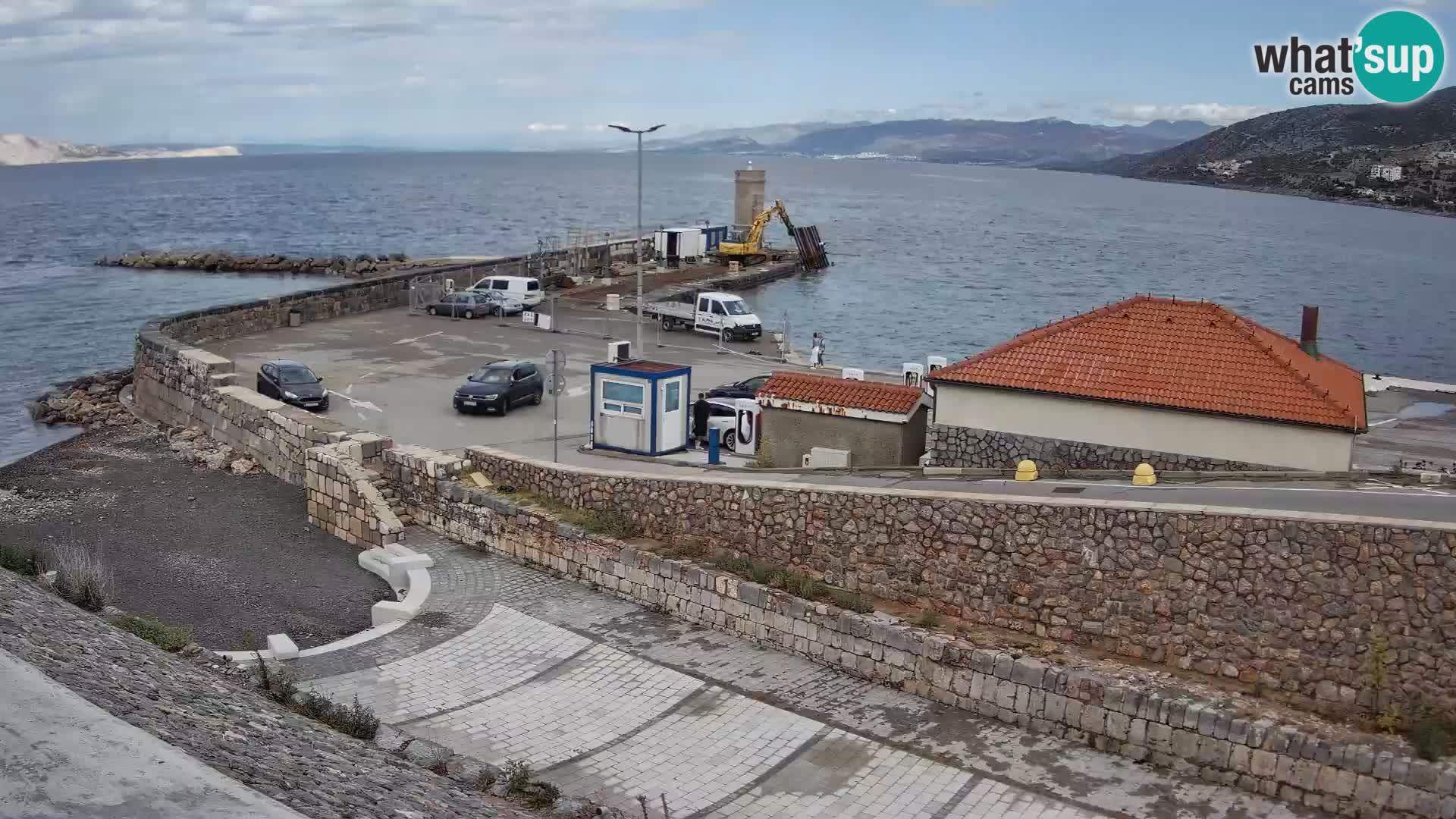 Senj Harbour Webcam – Breakwater & Lighthouse Live View