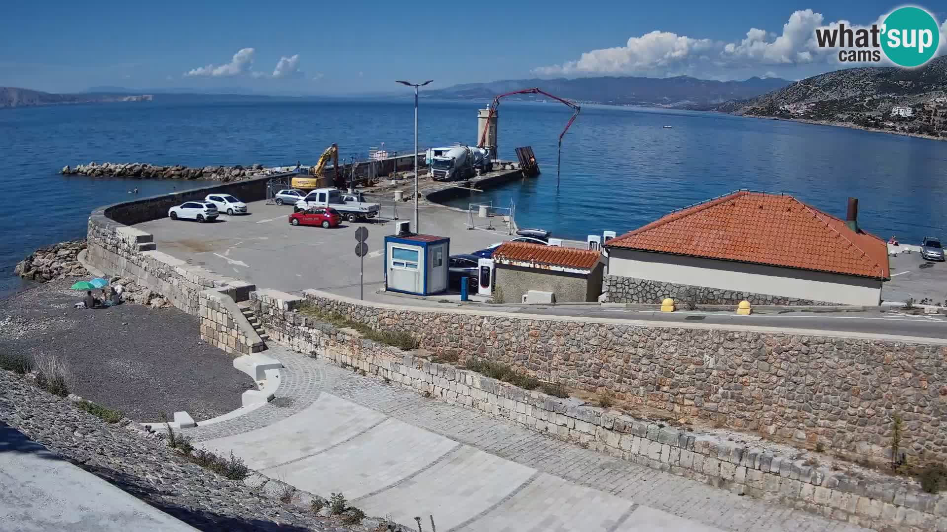 Senj Harbour Webcam – Breakwater & Lighthouse Live View