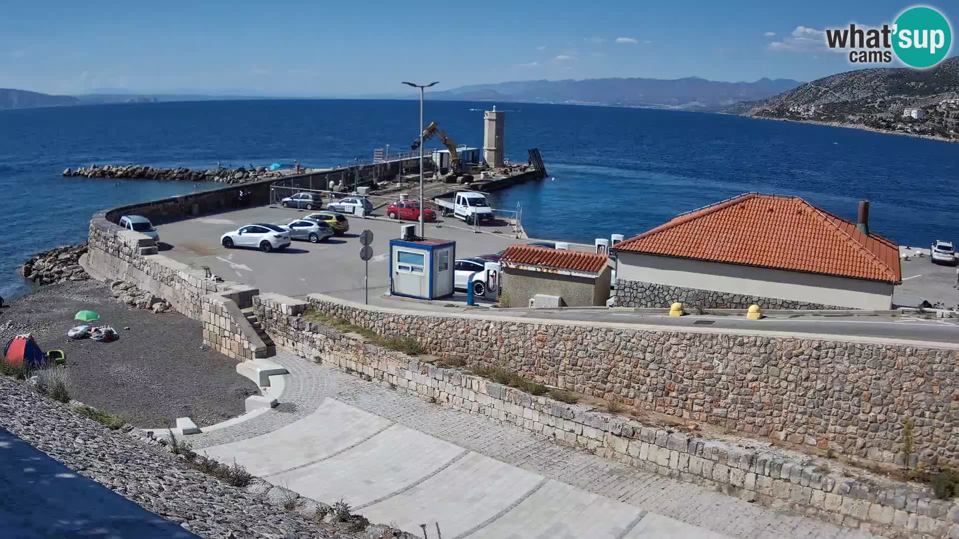 Senj Harbour Webcam – Breakwater & Lighthouse Live View