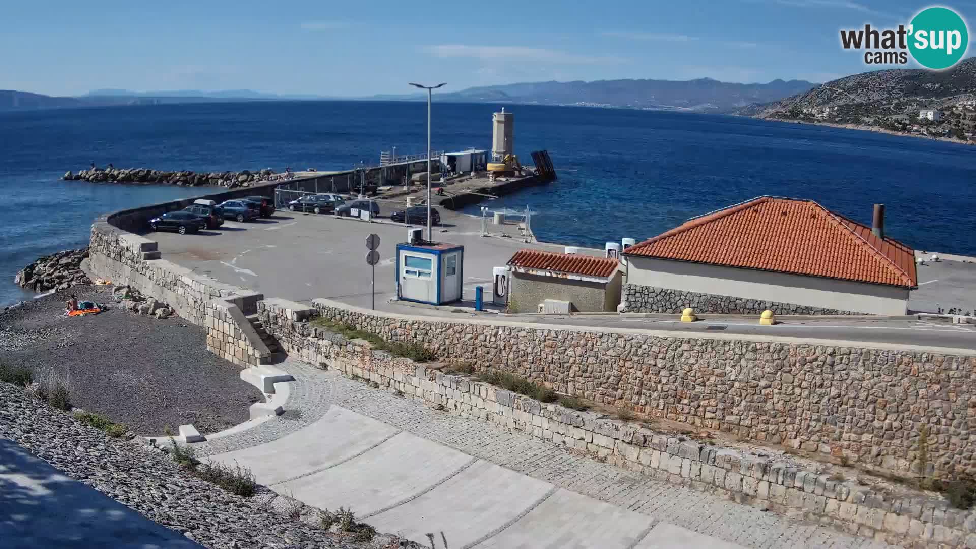 Senj Harbour Webcam – Breakwater & Lighthouse Live View