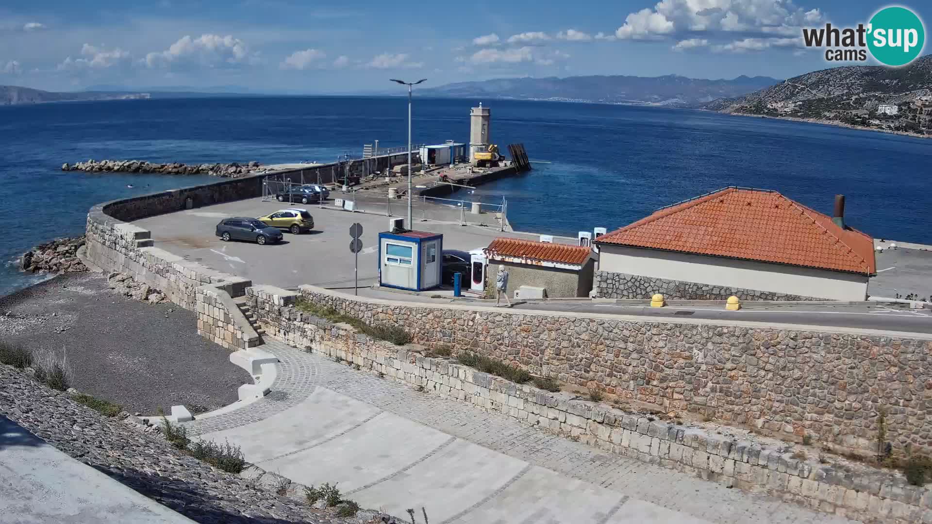 Senj Harbour Webcam – Breakwater & Lighthouse Live View