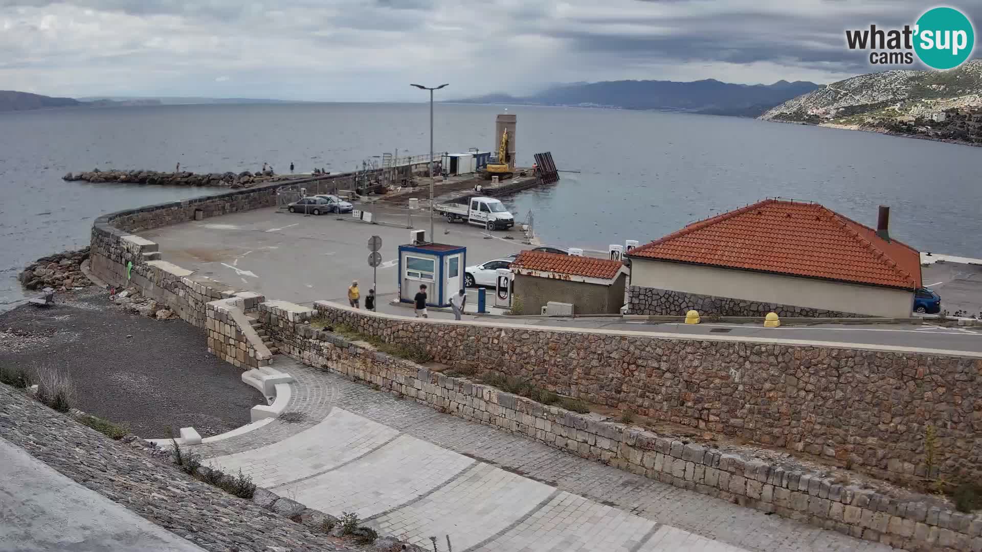 Webcam puerto de Senj – Rompeolas y faro en directo