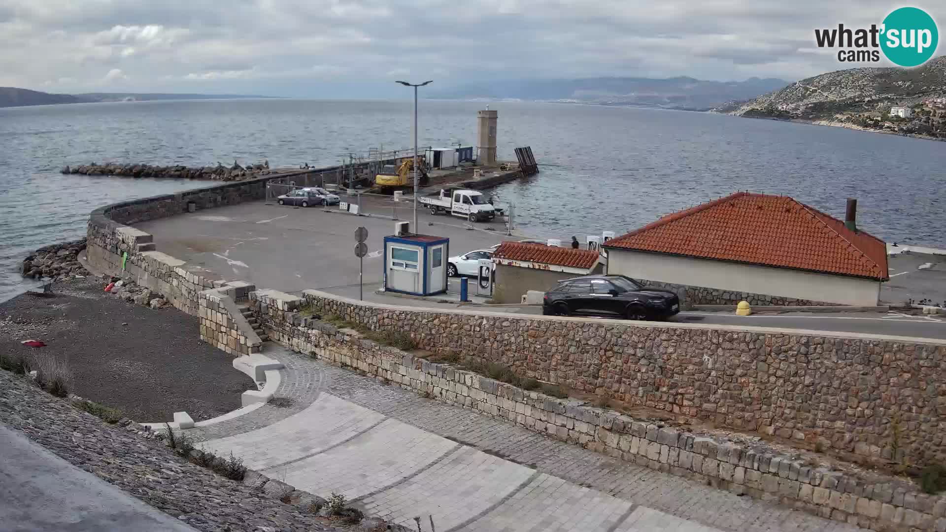Senj Harbour Webcam – Breakwater & Lighthouse Live View