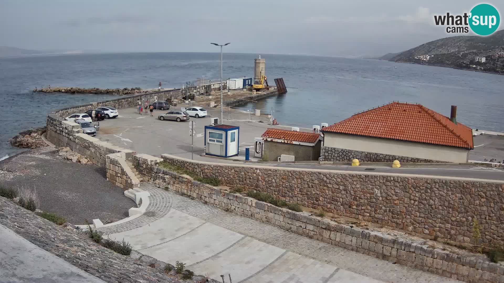 Senj Harbour Webcam – Breakwater & Lighthouse Live View