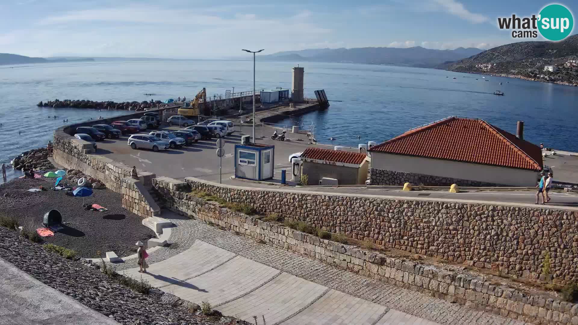 Web kamera Senj luka – Lukobran i svjetionik uživo