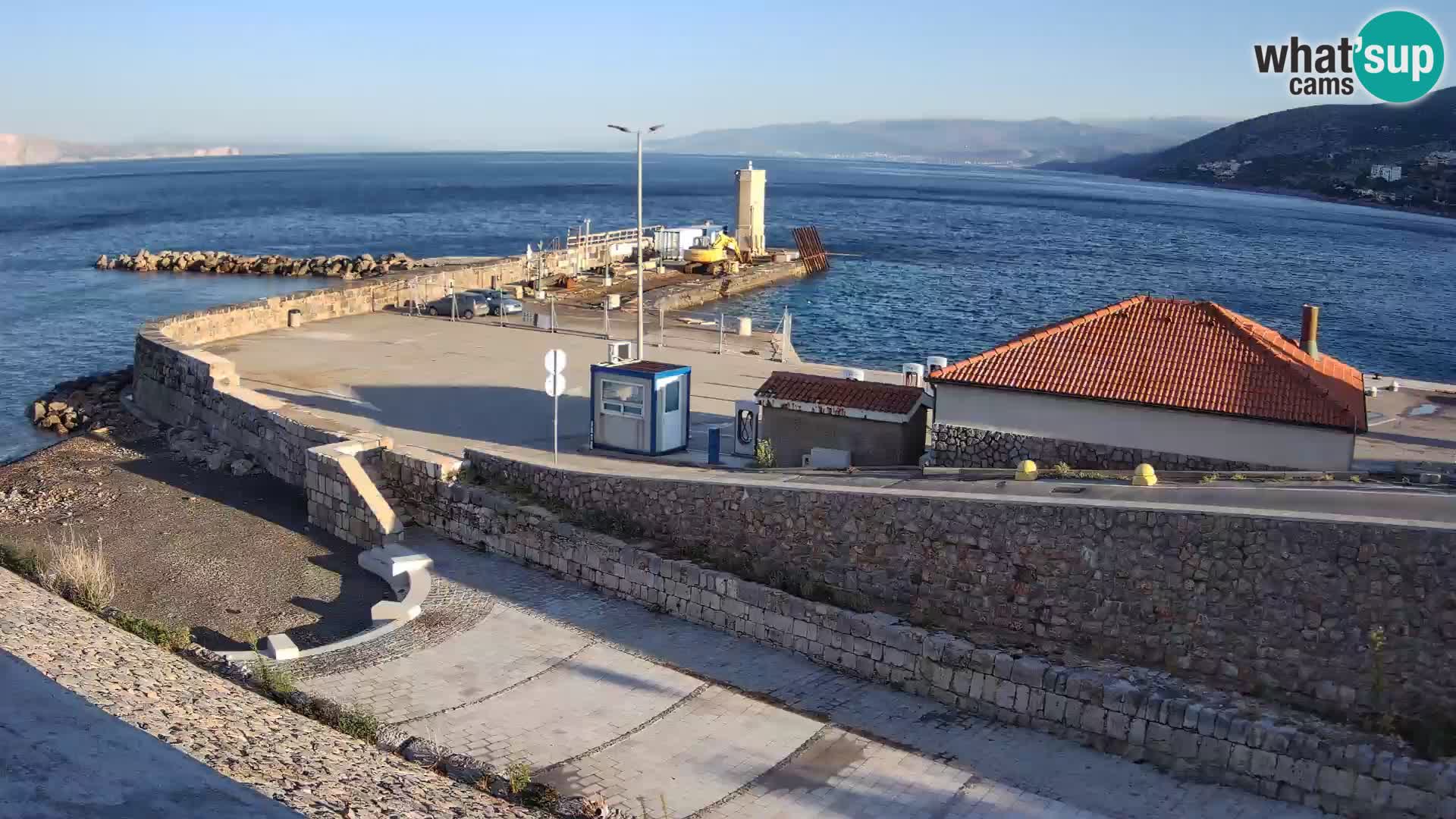 Senj Harbour Webcam – Breakwater & Lighthouse Live View