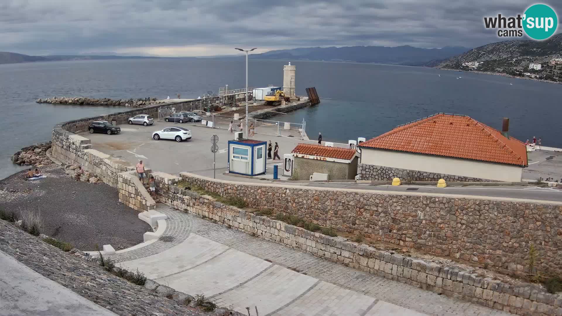 Senj Harbour Webcam – Breakwater & Lighthouse Live View