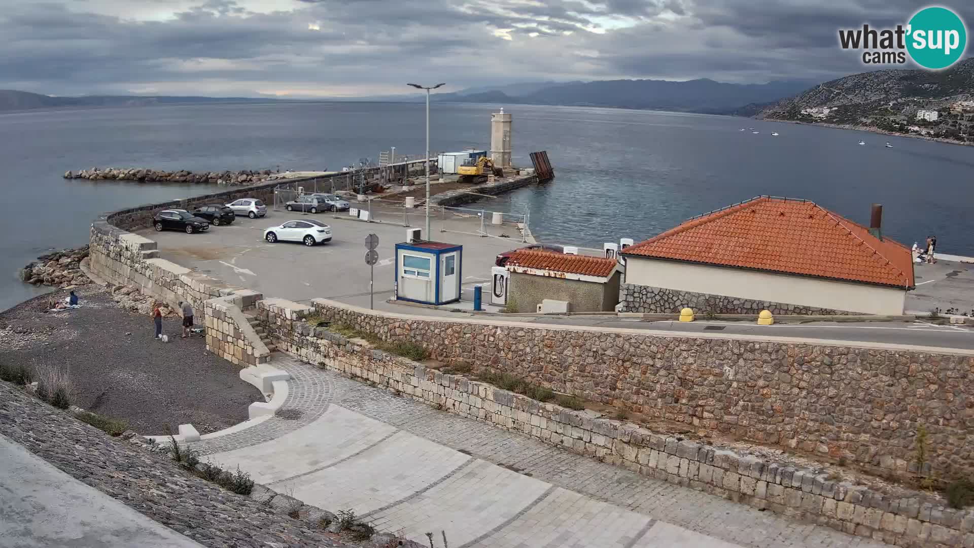 Senj Harbour Webcam – Breakwater & Lighthouse Live View