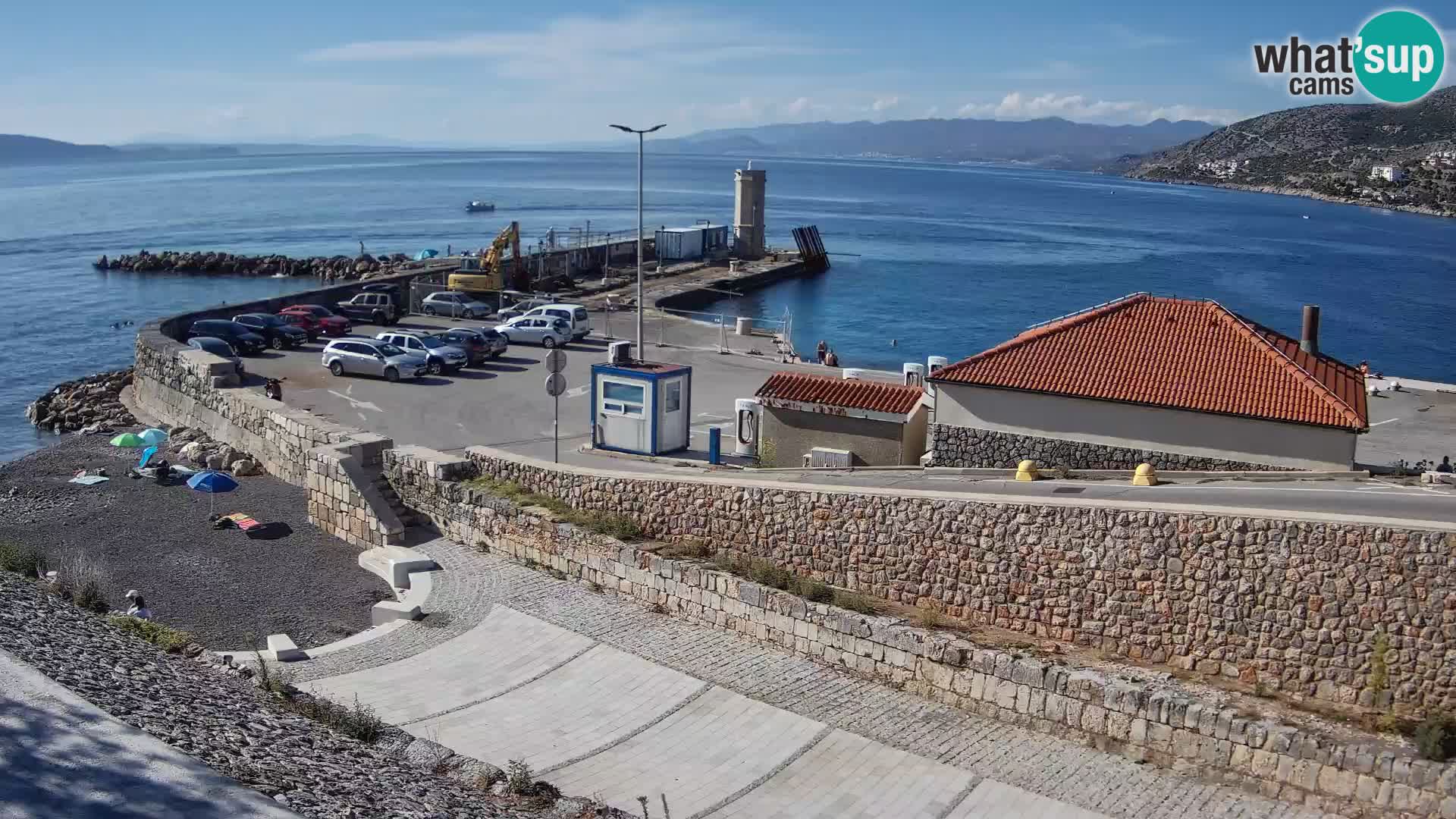Webcam puerto de Senj – Rompeolas y faro en directo
