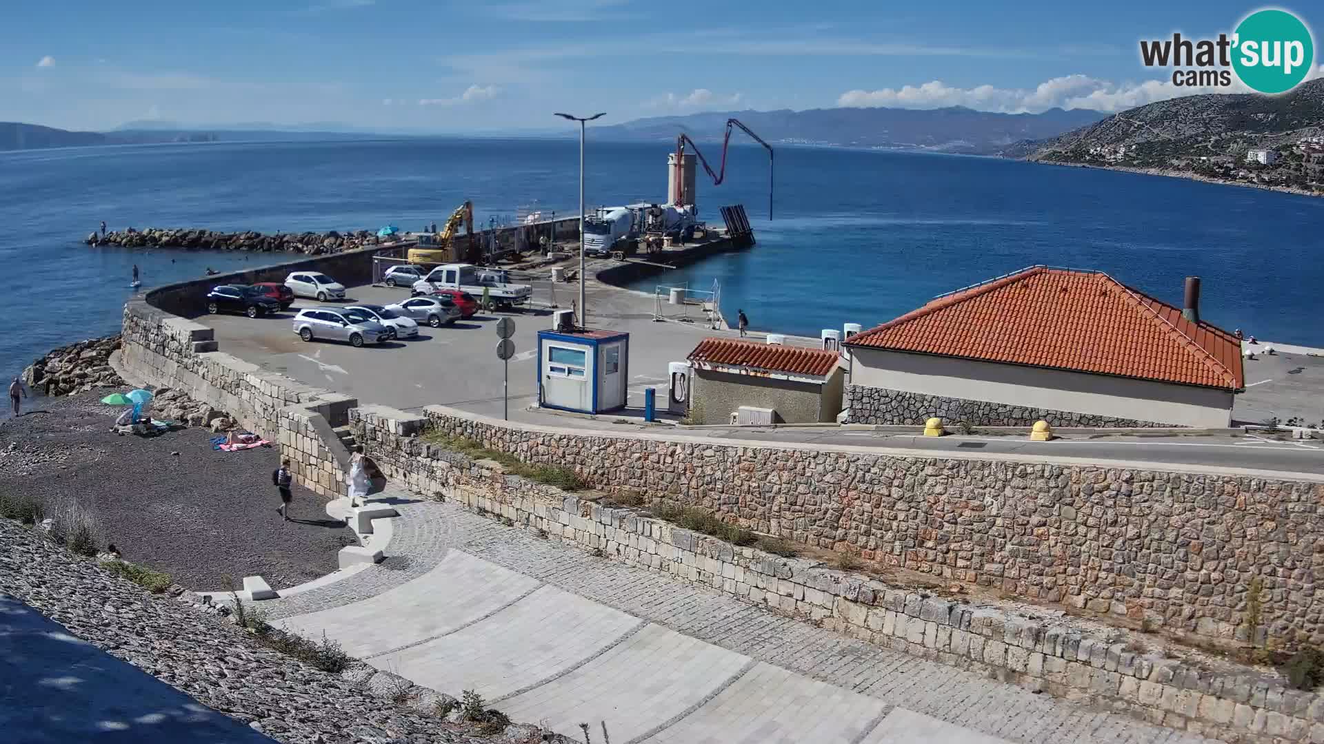 Senj Harbour Webcam – Breakwater & Lighthouse Live View