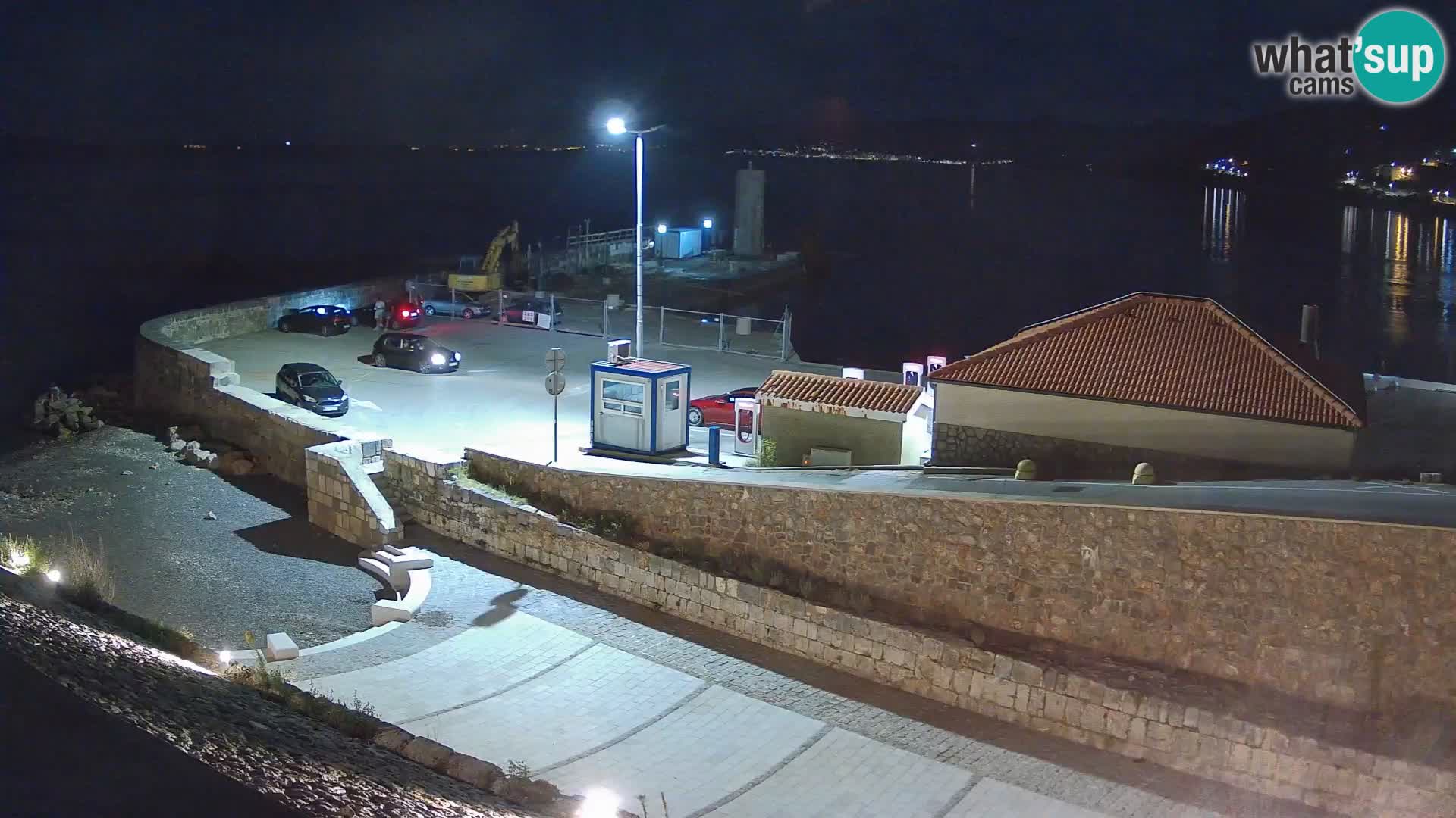 Senj Hafen Webcam – Wellenbrecher & Leuchtturm Liveblick
