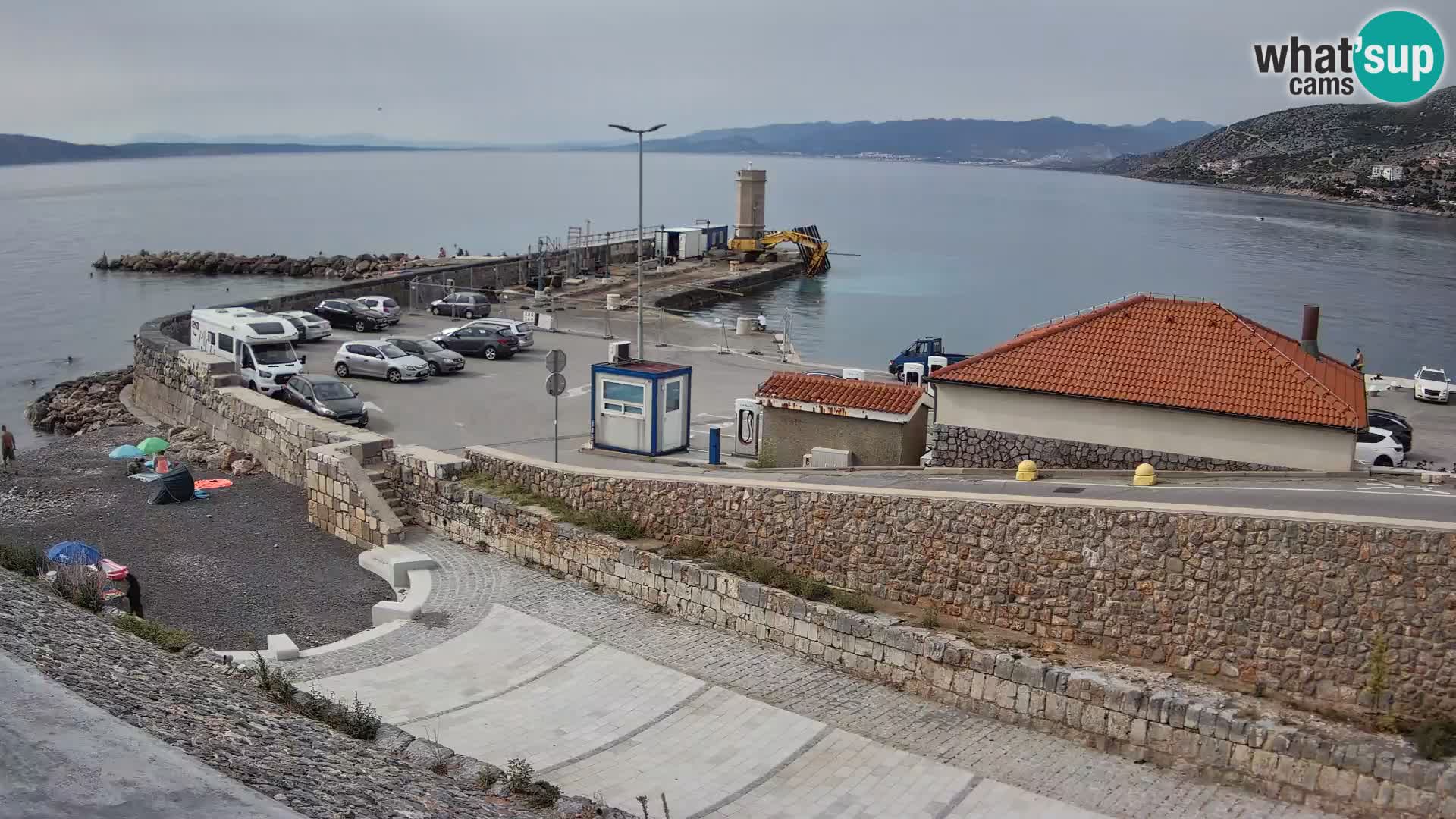 Senj Harbour Webcam – Breakwater & Lighthouse Live View