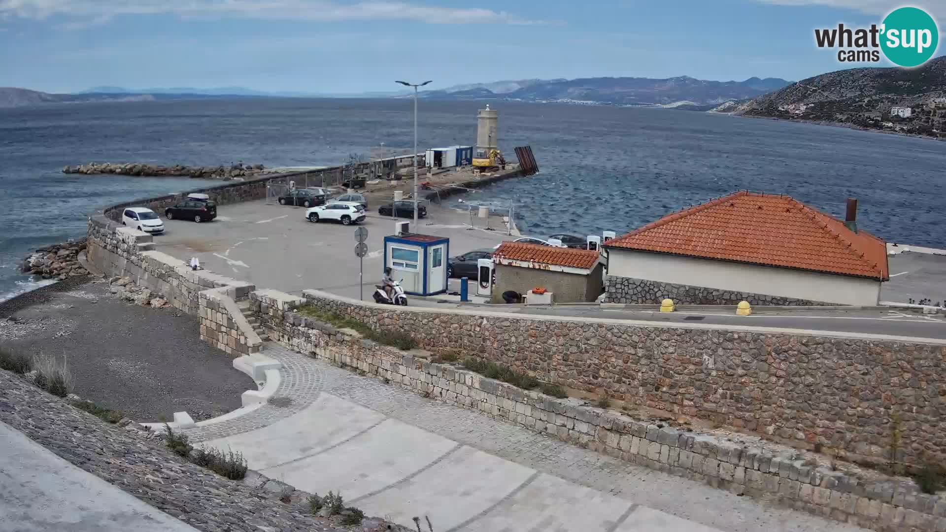Web kamera Senj luka – Lukobran i svjetionik uživo