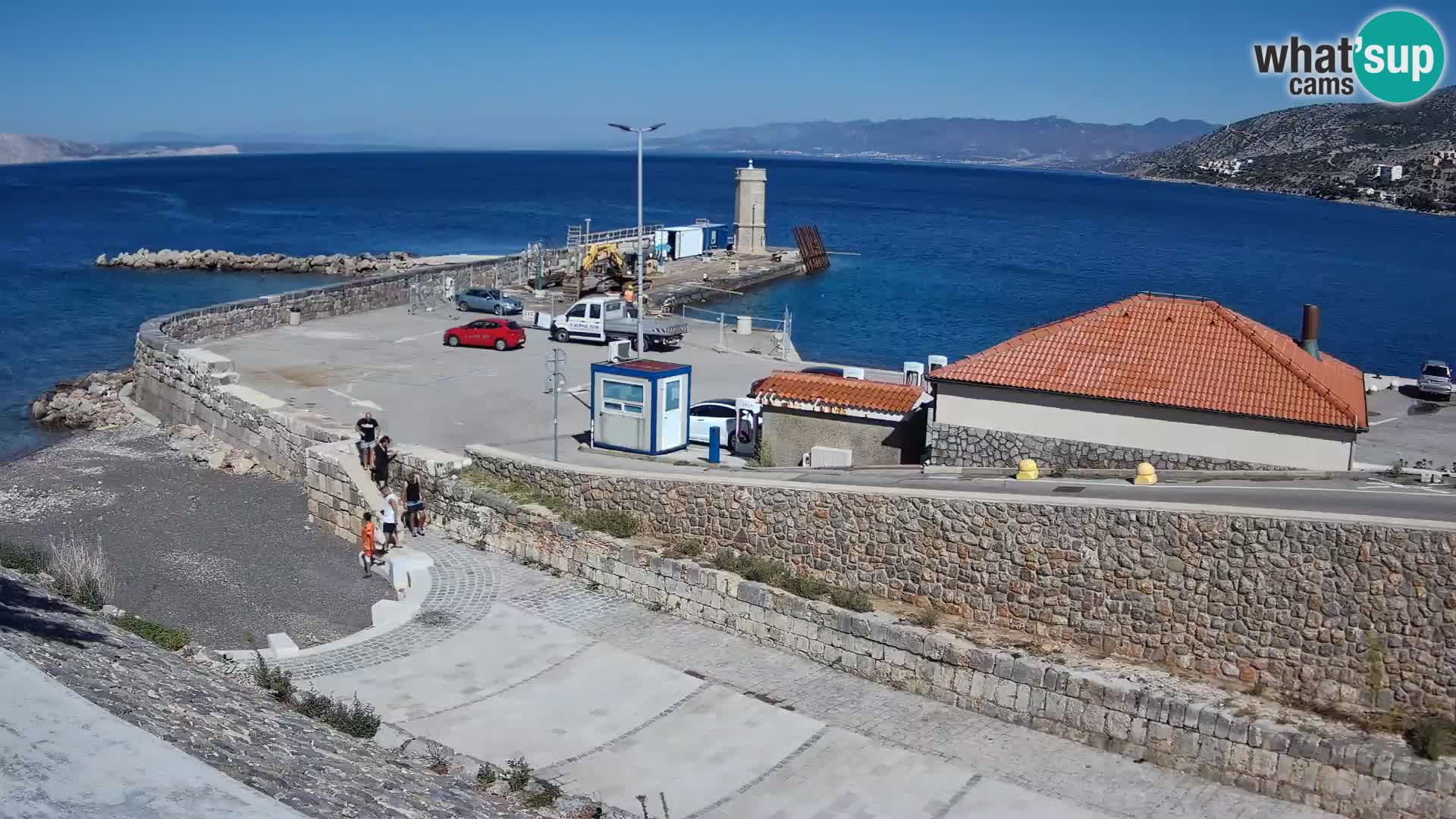 Senj Harbour Webcam – Breakwater & Lighthouse Live View