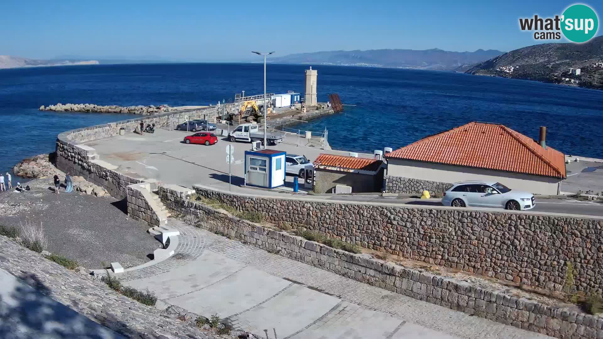 Web kamera Senj luka – Lukobran i svjetionik uživo