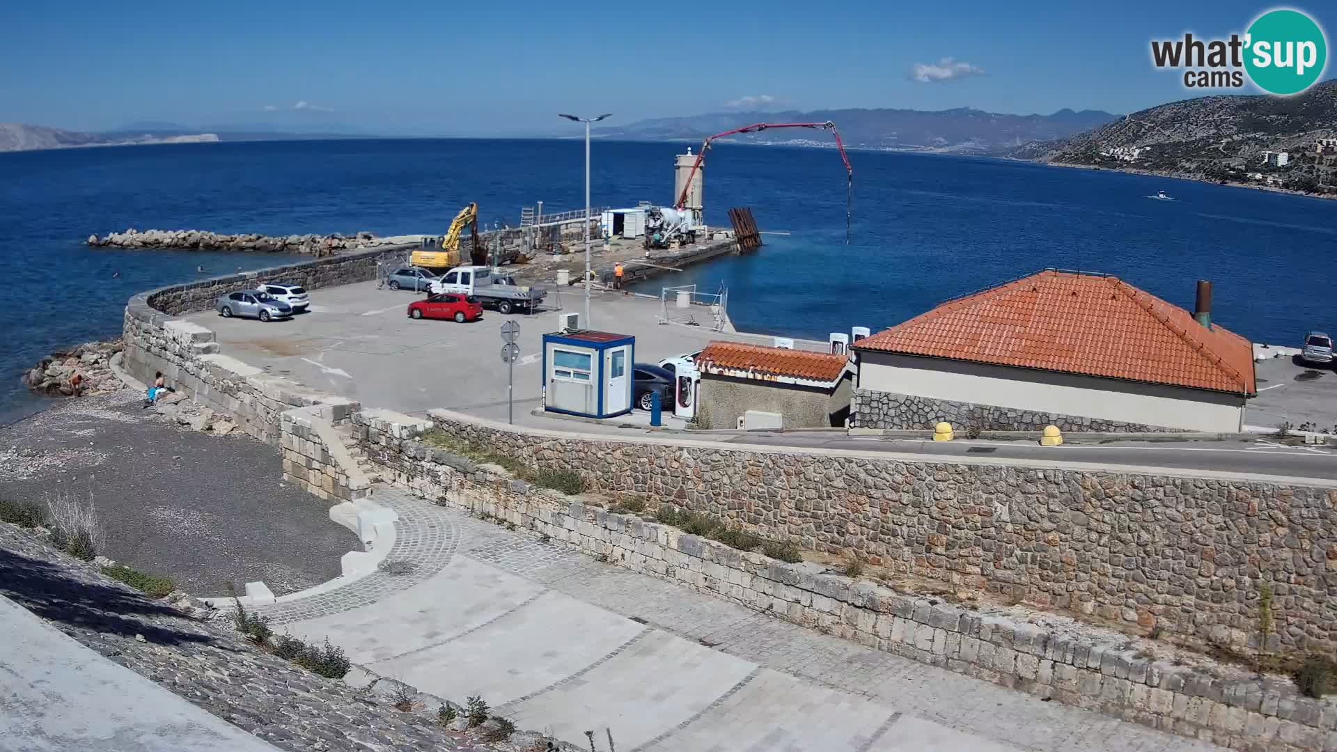 Senj Harbour Webcam – Breakwater & Lighthouse Live View