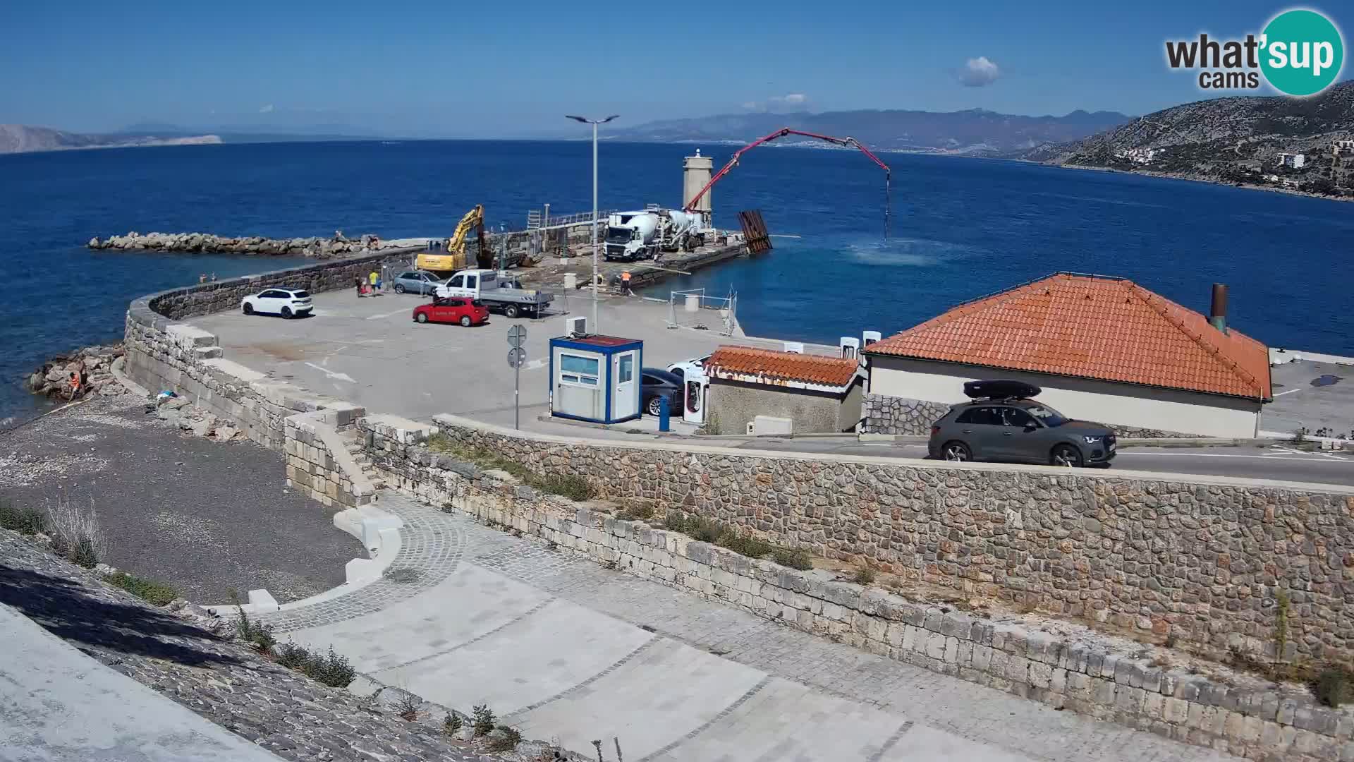 Senj Harbour Webcam – Breakwater & Lighthouse Live View