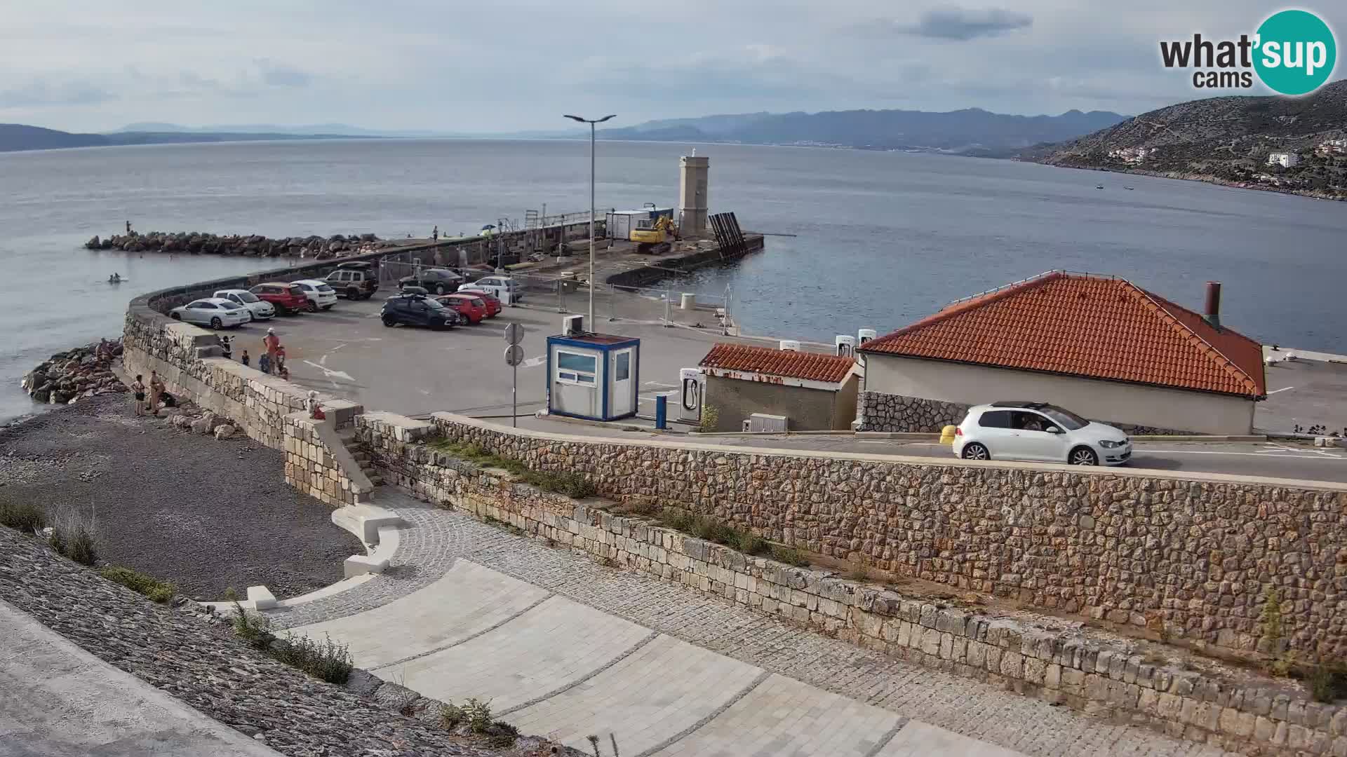 Senj Harbour Webcam – Breakwater & Lighthouse Live View