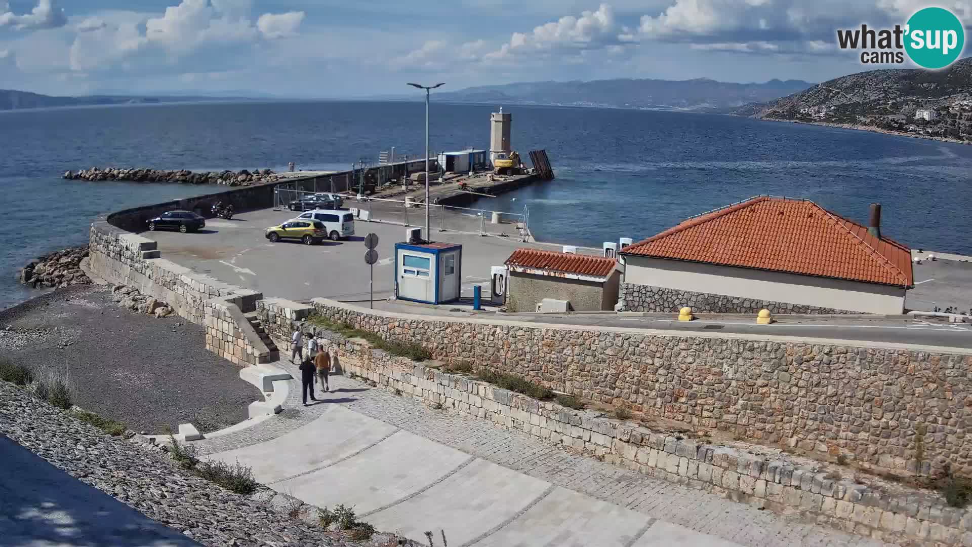 Webcam Porto di Segna – Frangiflutti e Faro in diretta
