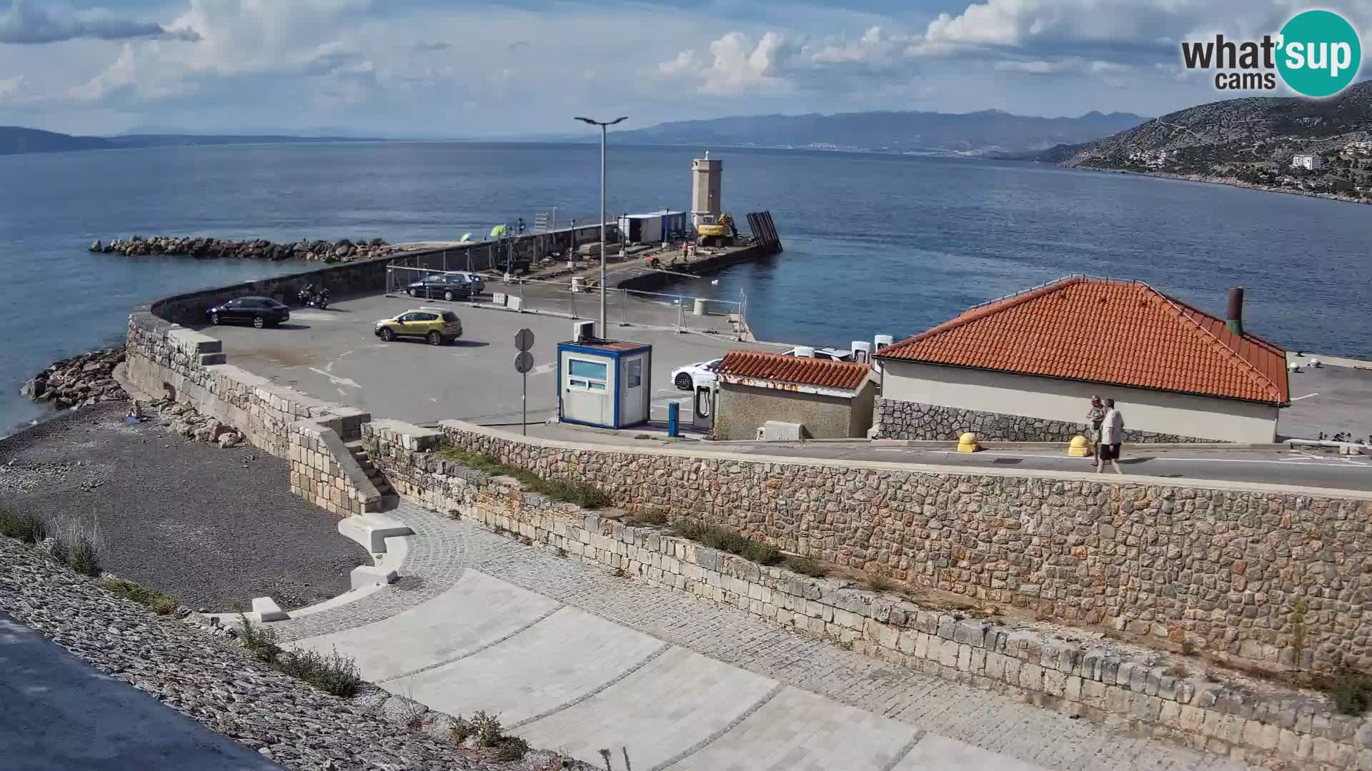 Senj Harbour Webcam – Breakwater & Lighthouse Live View