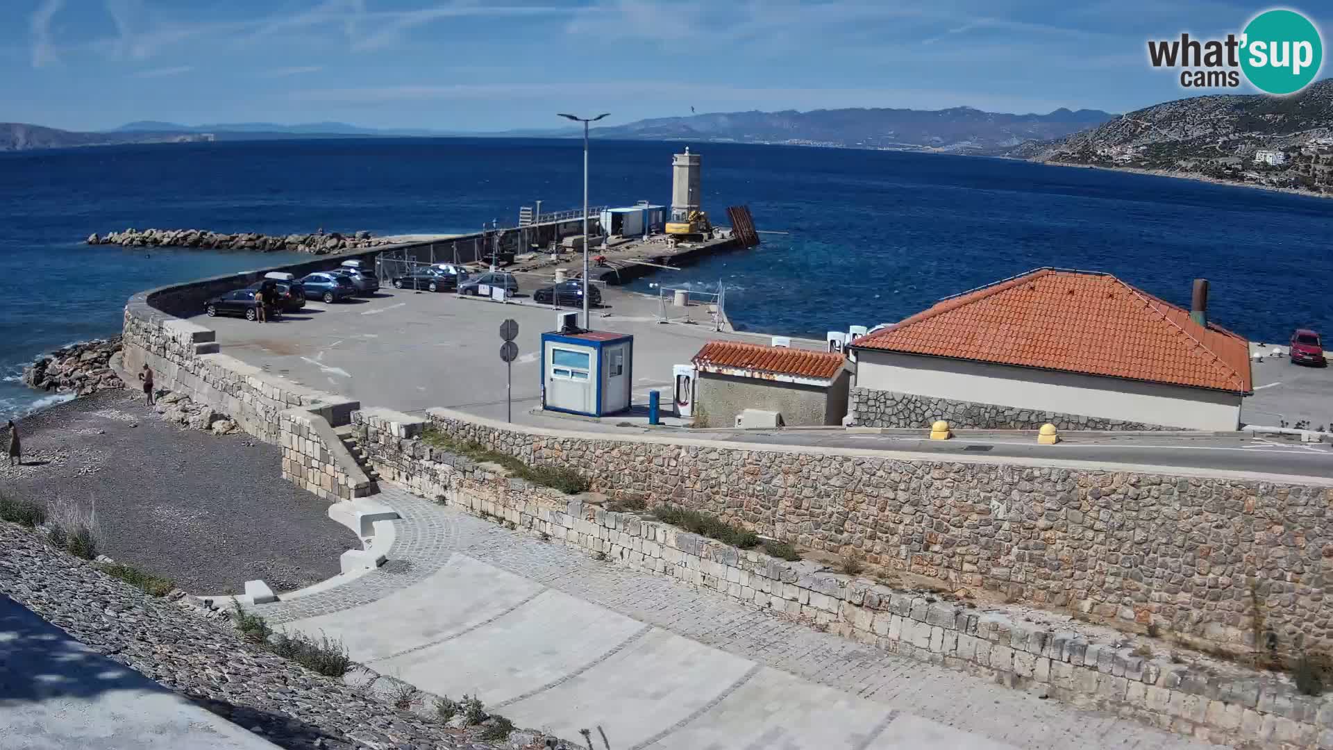 Webcam Porto di Segna – Frangiflutti e Faro in diretta