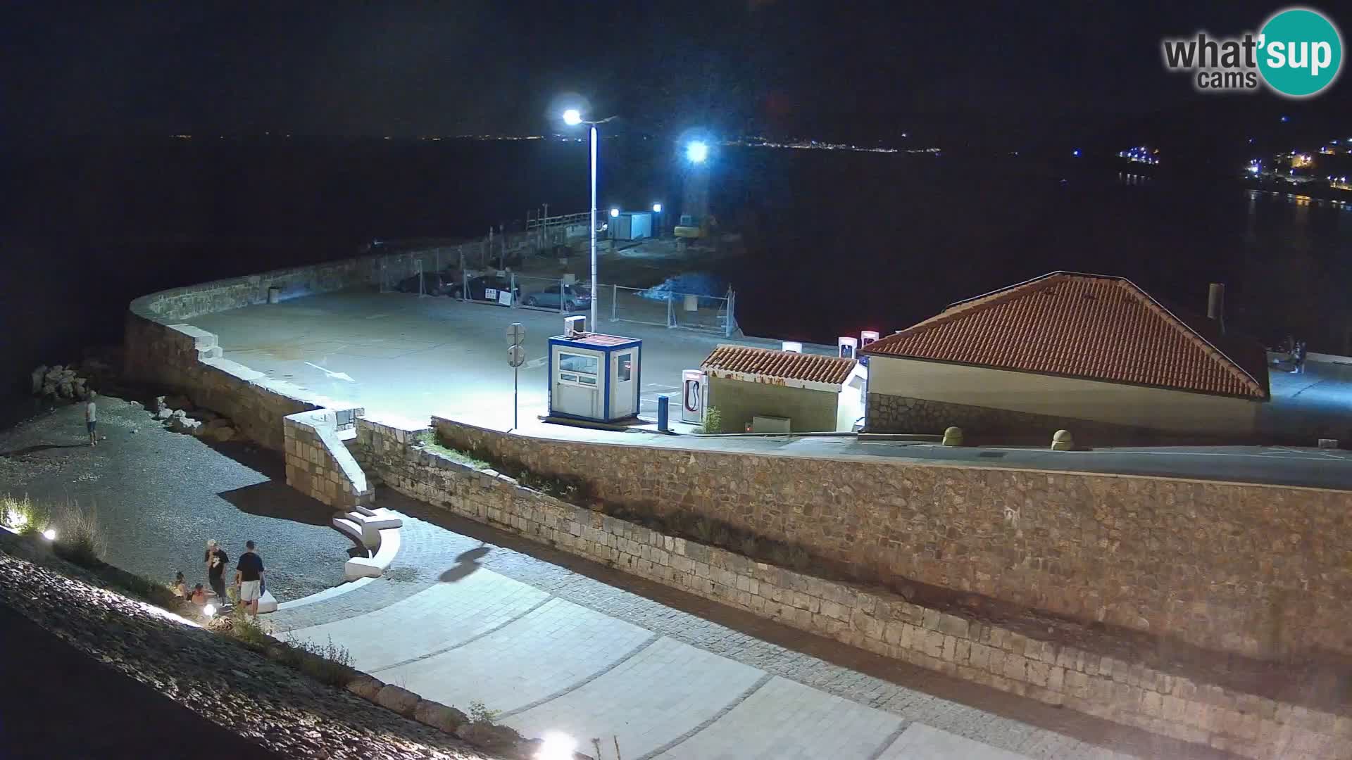 Senj Hafen Webcam – Wellenbrecher & Leuchtturm Liveblick