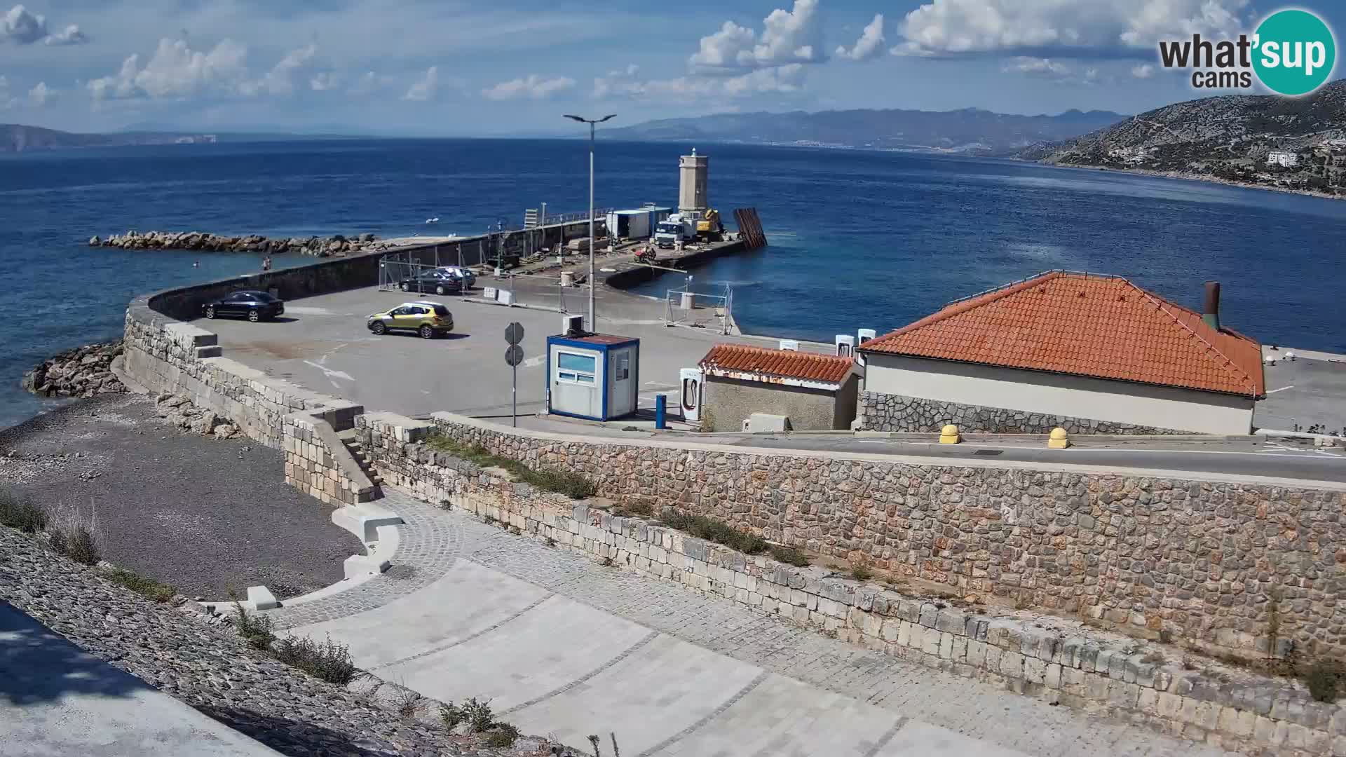 Senj Harbour Webcam – Breakwater & Lighthouse Live View