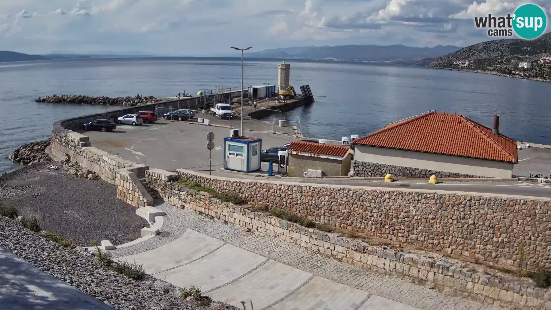 Senj Harbour Webcam – Breakwater & Lighthouse Live View