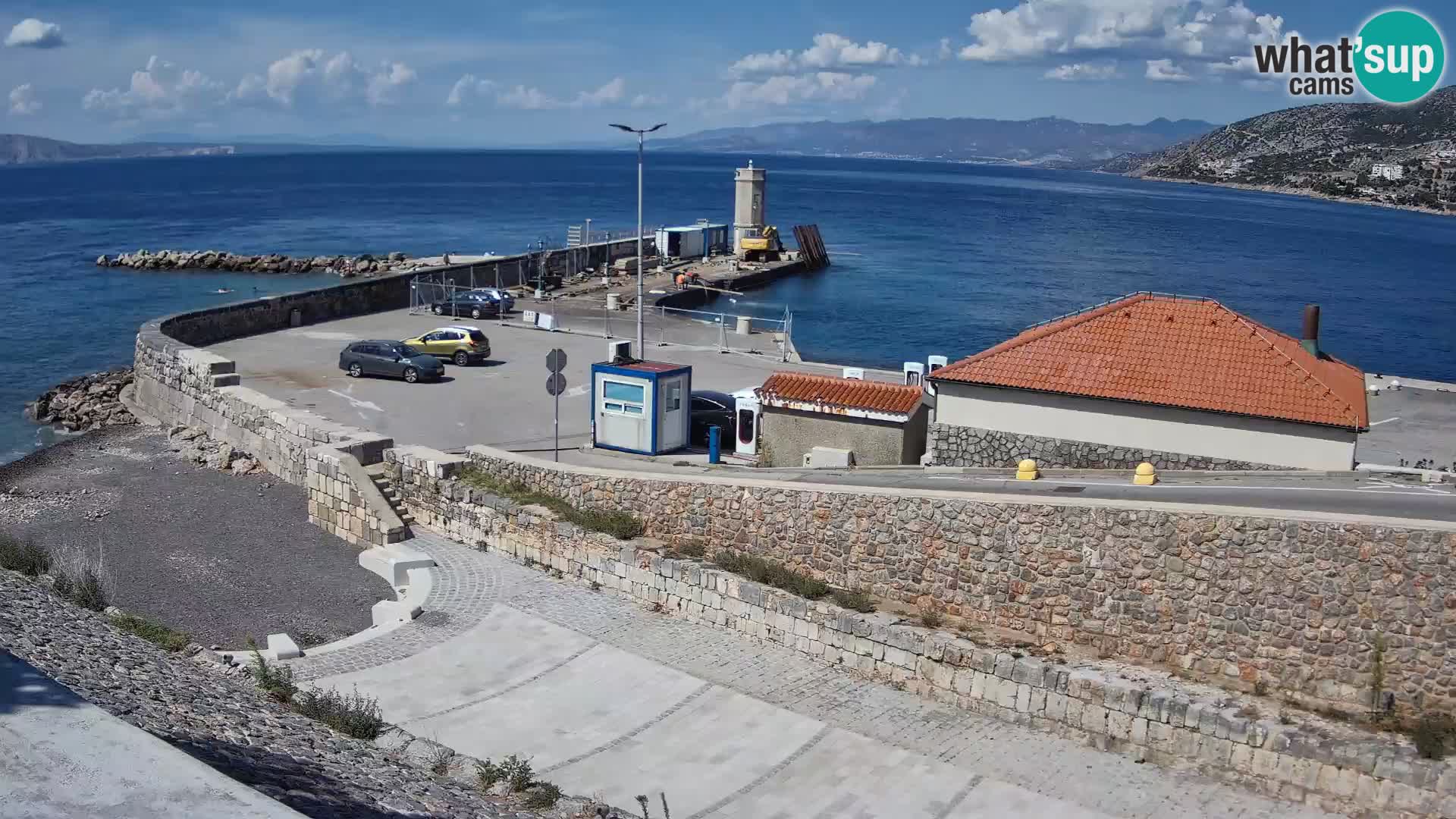 Web kamera Senj luka – Lukobran i svjetionik uživo