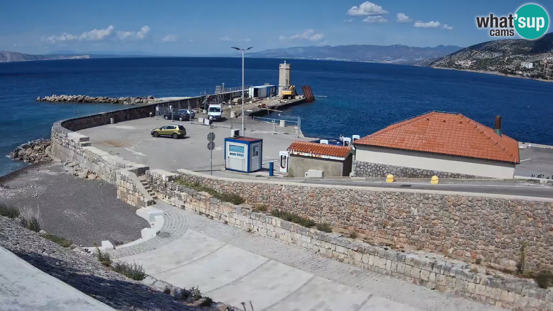 Webcam Porto di Segna – Frangiflutti e Faro in diretta