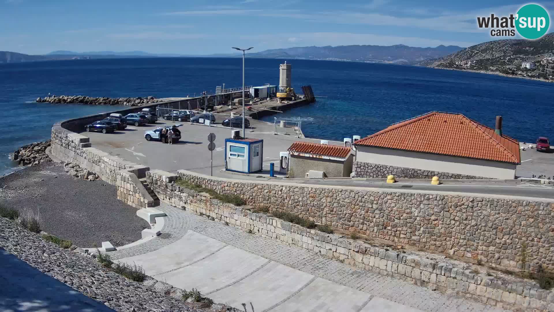 Senj Harbour Webcam – Breakwater & Lighthouse Live View