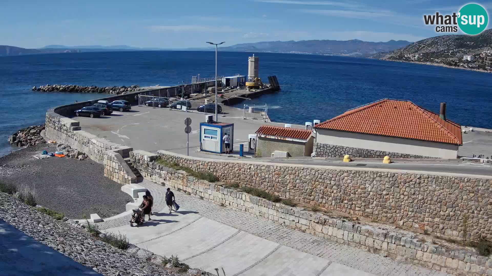 Senj Harbour Webcam – Breakwater & Lighthouse Live View