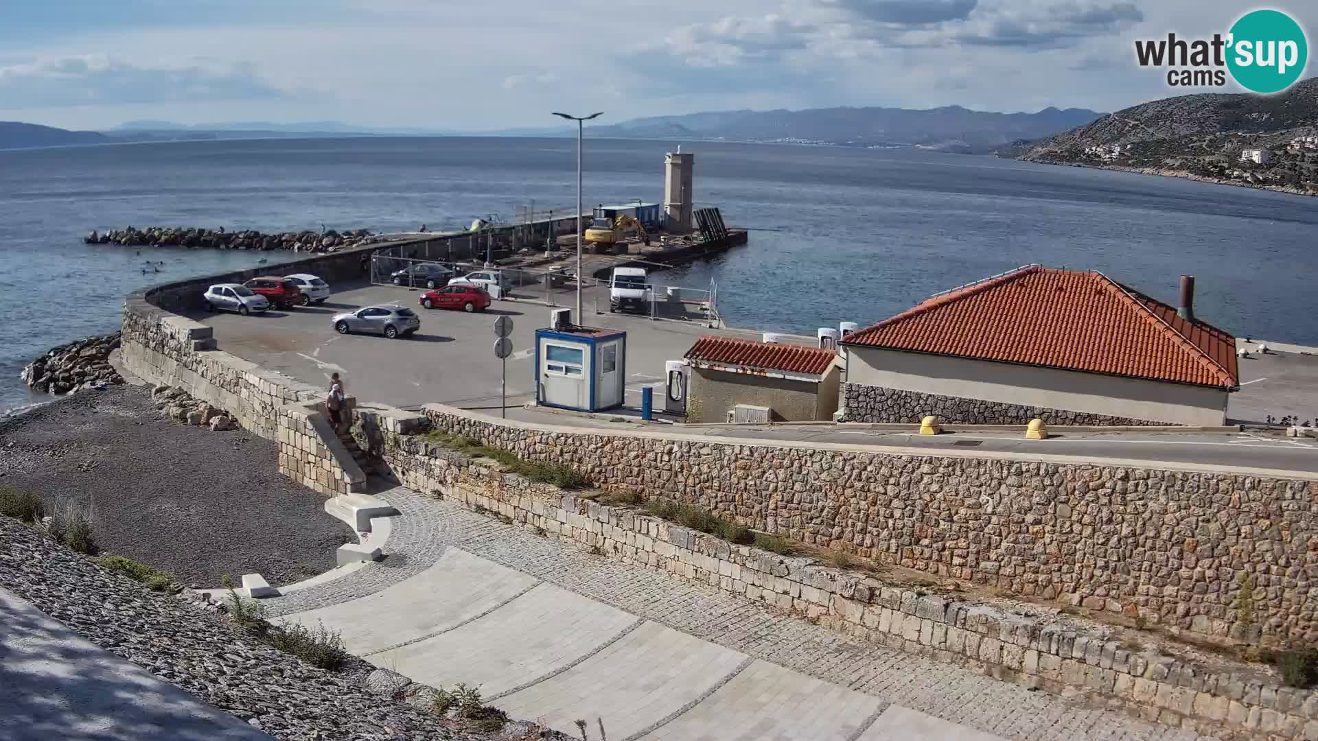 Web kamera Senj luka – Lukobran i svjetionik uživo