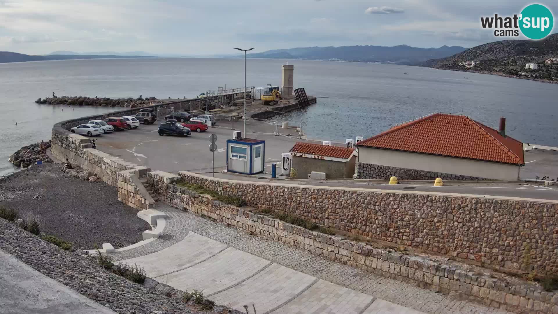 Senj Harbour Webcam – Breakwater & Lighthouse Live View