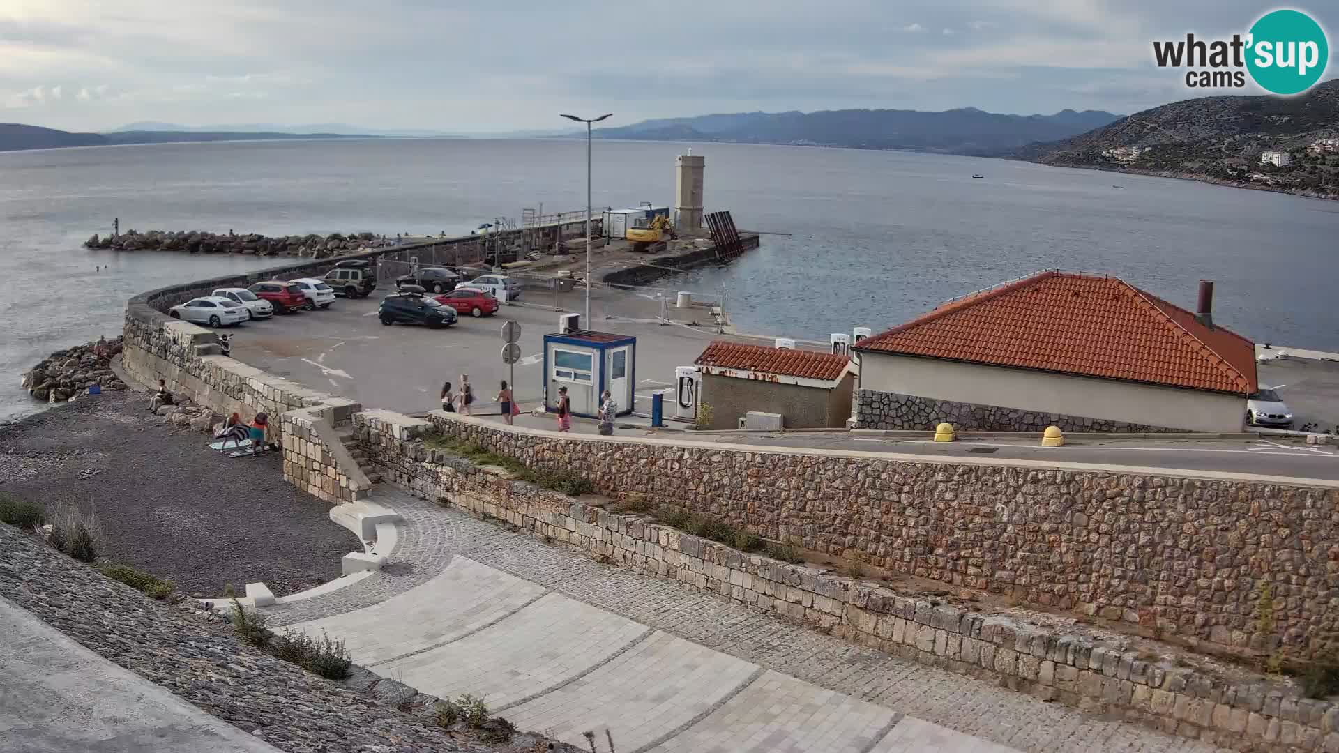 Senj Harbour Webcam – Breakwater & Lighthouse Live View