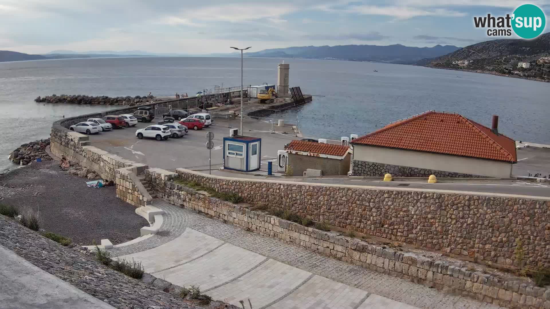 Senj Harbour Webcam – Breakwater & Lighthouse Live View