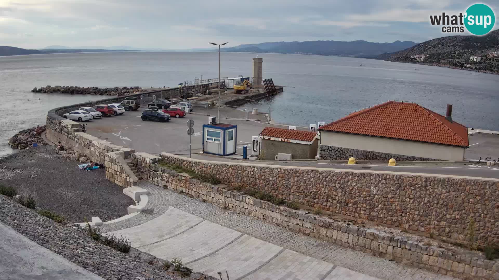 Senj Harbour Webcam – Breakwater & Lighthouse Live View