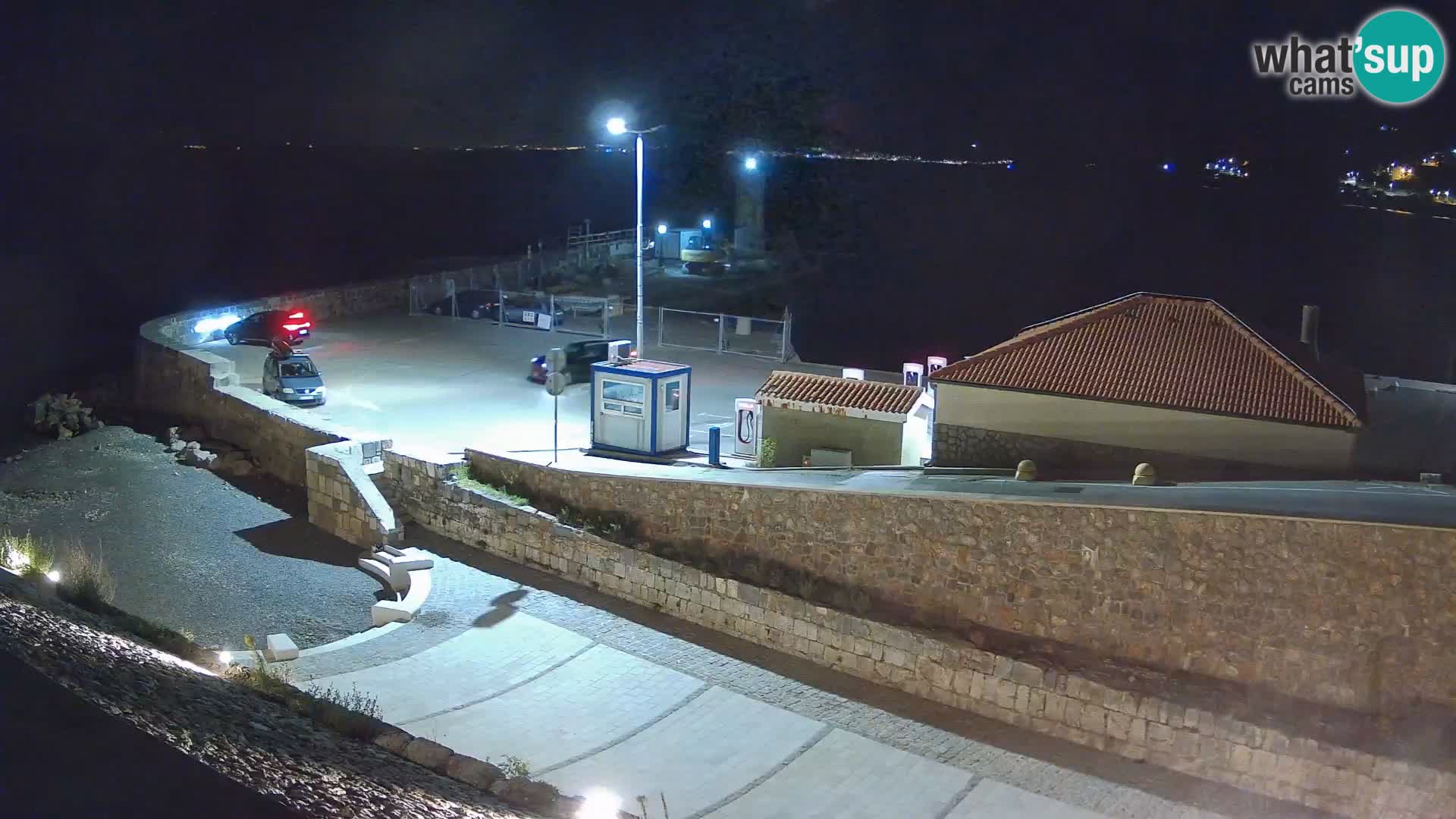 Senj Hafen Webcam – Wellenbrecher & Leuchtturm Liveblick
