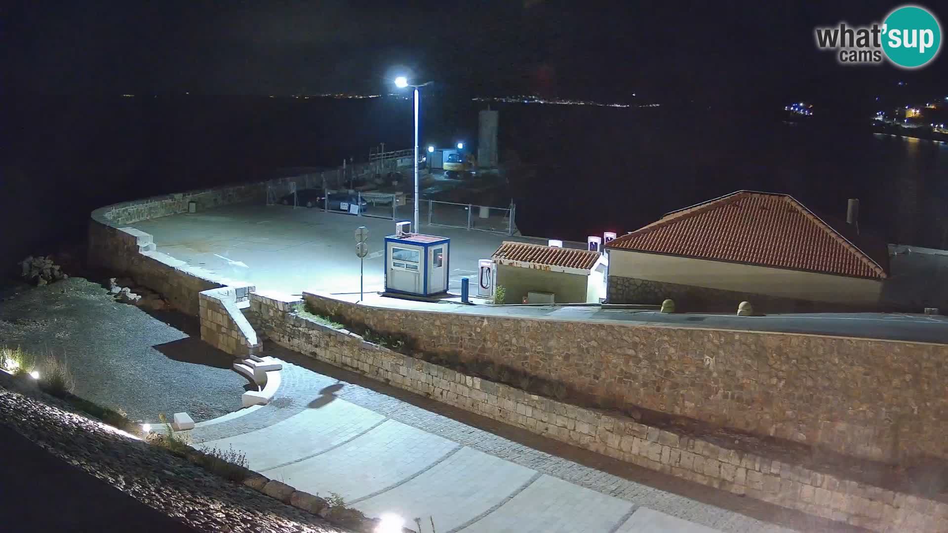 Webcam puerto de Senj – Rompeolas y faro en directo
