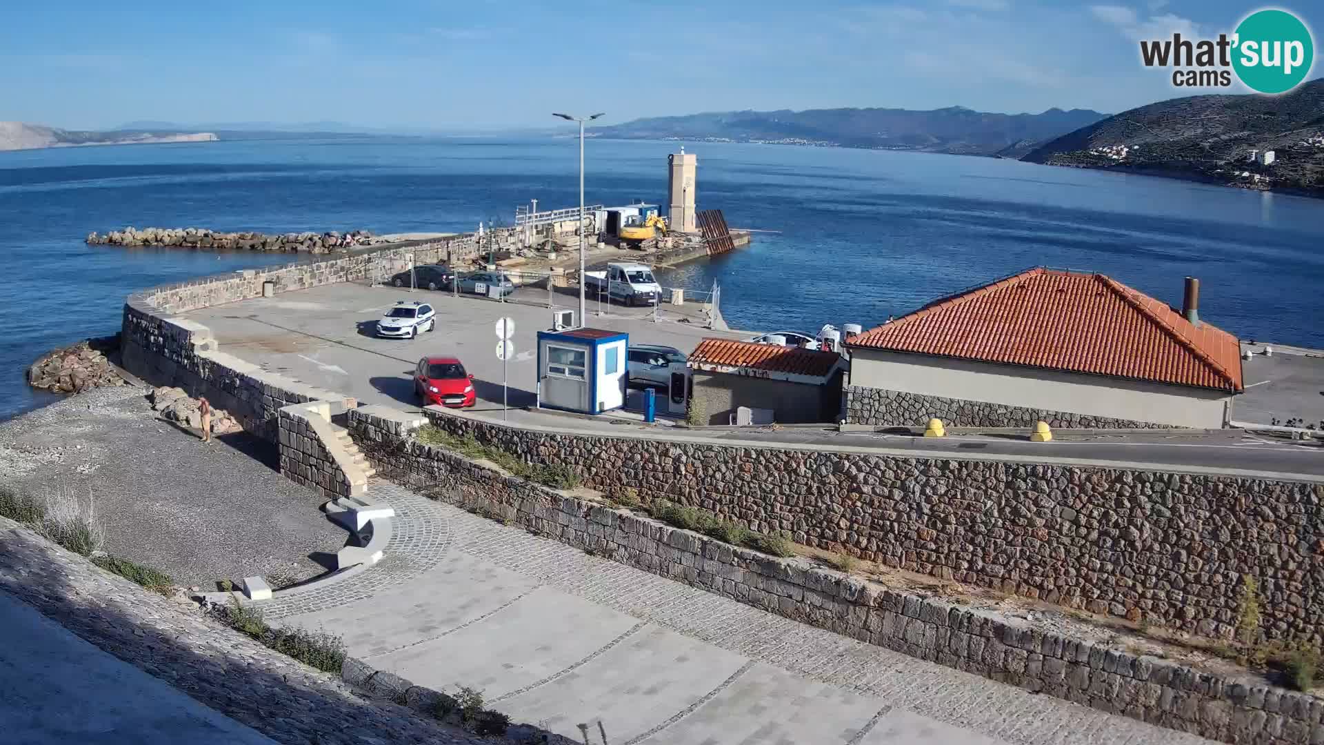 Senj Hafen Webcam – Wellenbrecher & Leuchtturm Liveblick
