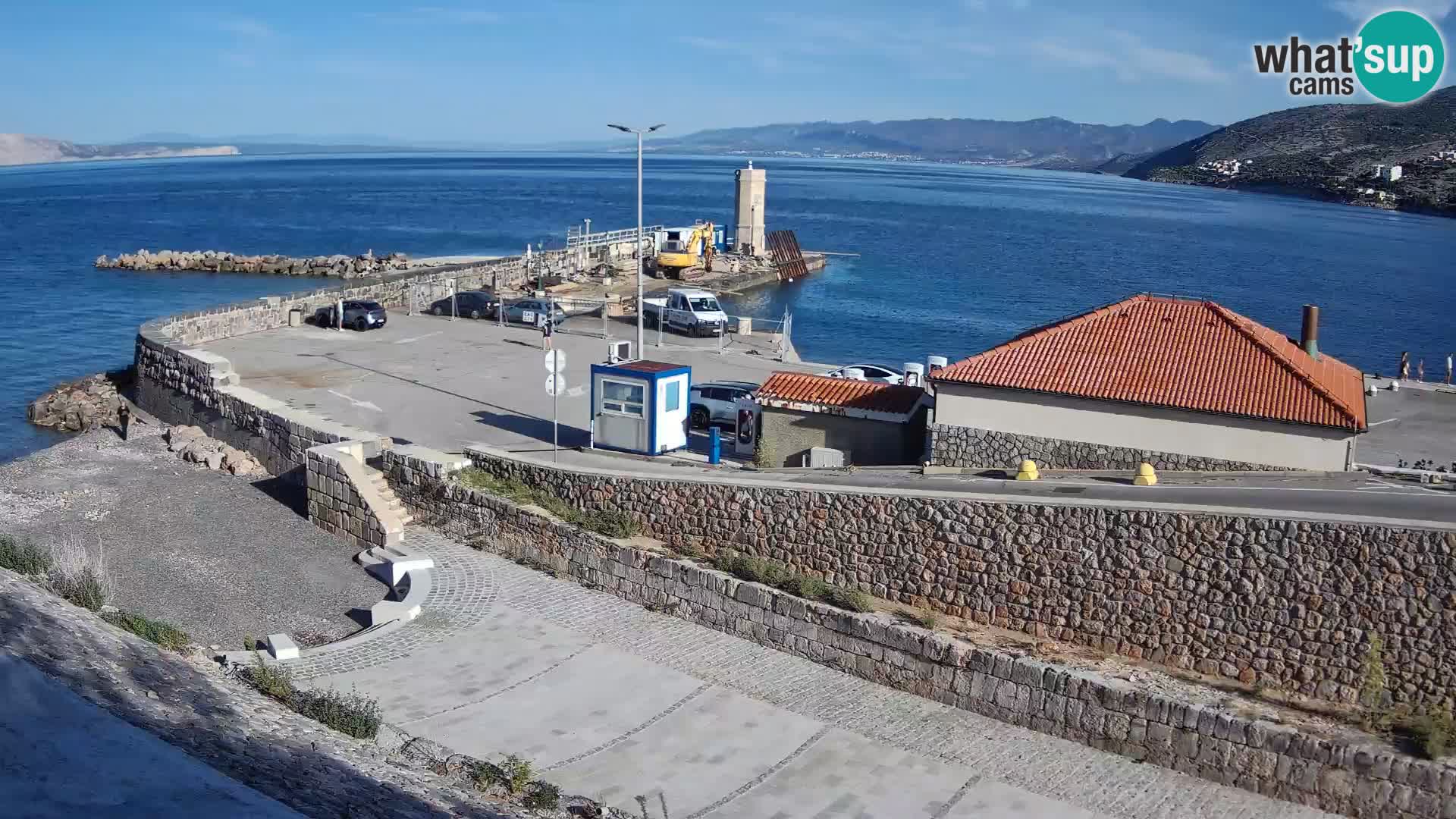 Webcam puerto de Senj – Rompeolas y faro en directo