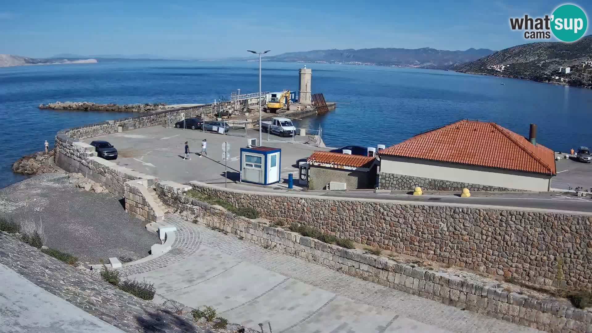 Webcam puerto de Senj – Rompeolas y faro en directo