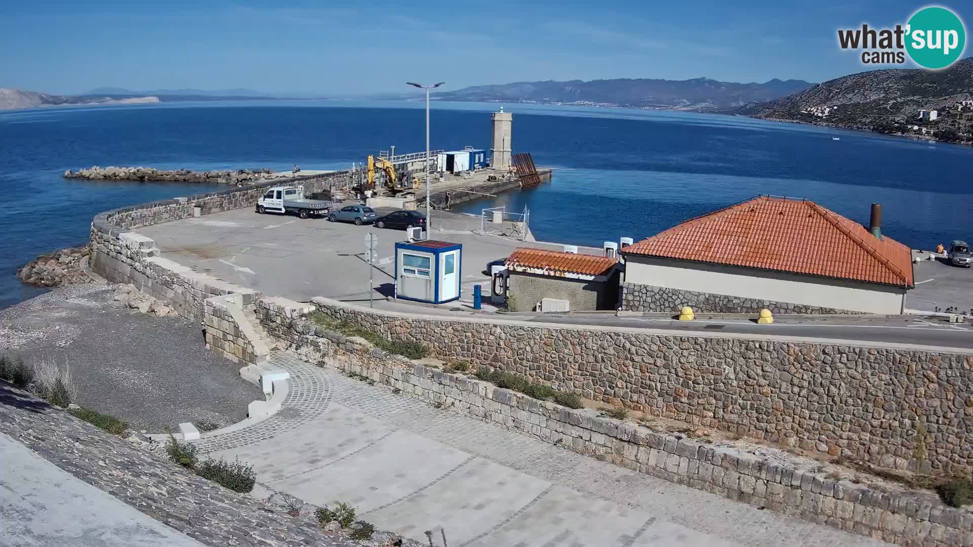 Senj Harbour Webcam – Breakwater & Lighthouse Live View