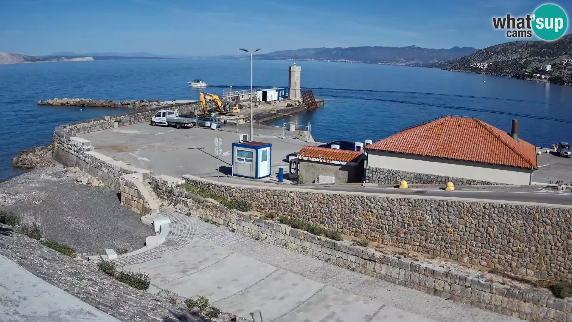 Webcam Porto di Segna – Frangiflutti e Faro in diretta