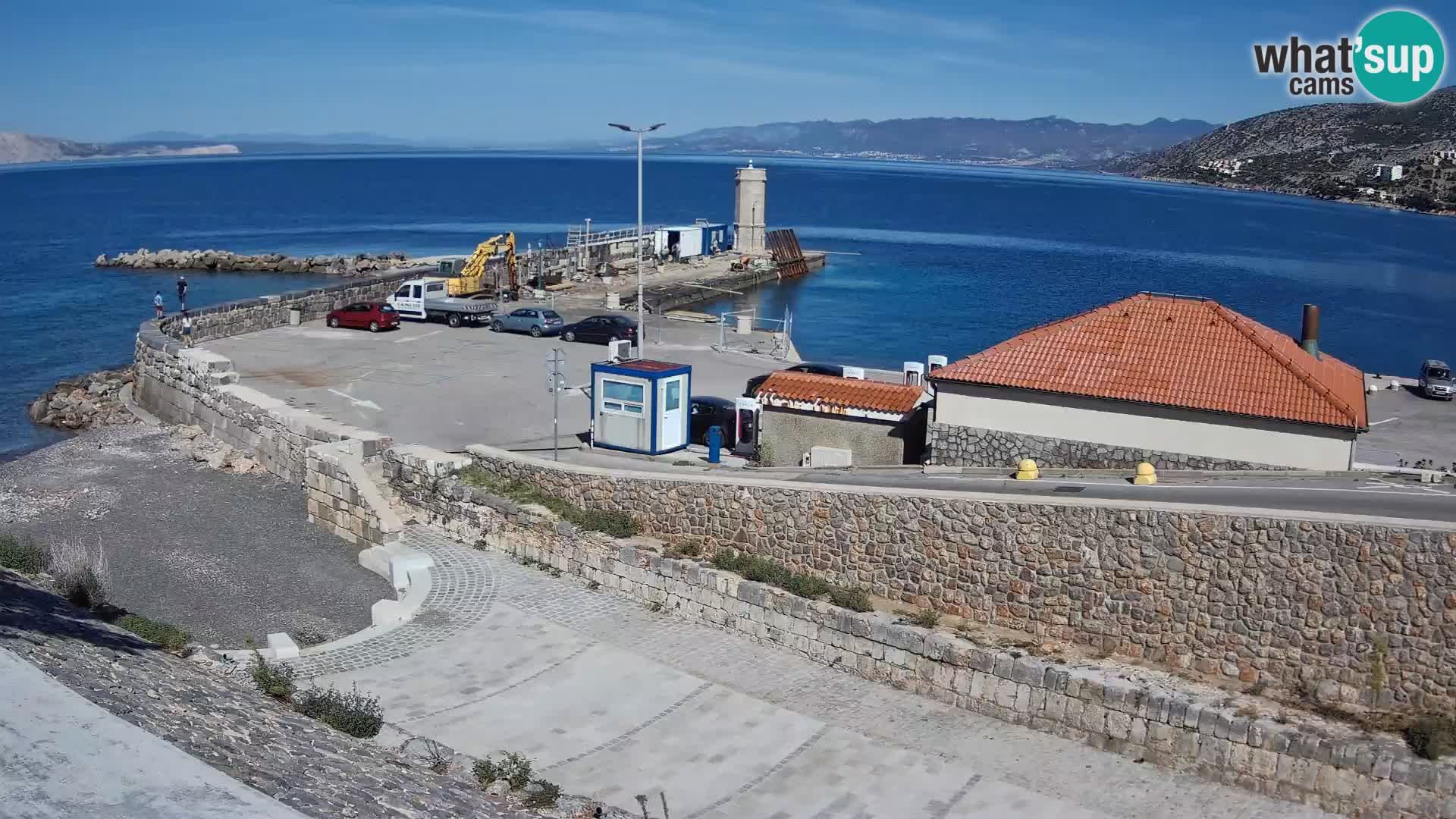 Senj Harbour Webcam – Breakwater & Lighthouse Live View