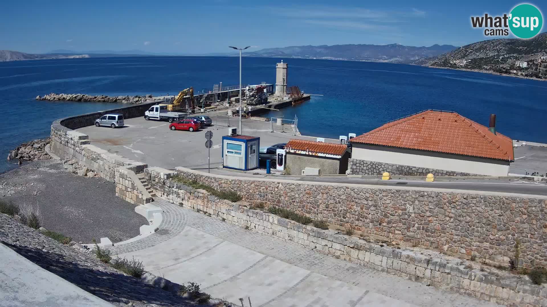 Senj Harbour Webcam – Breakwater & Lighthouse Live View