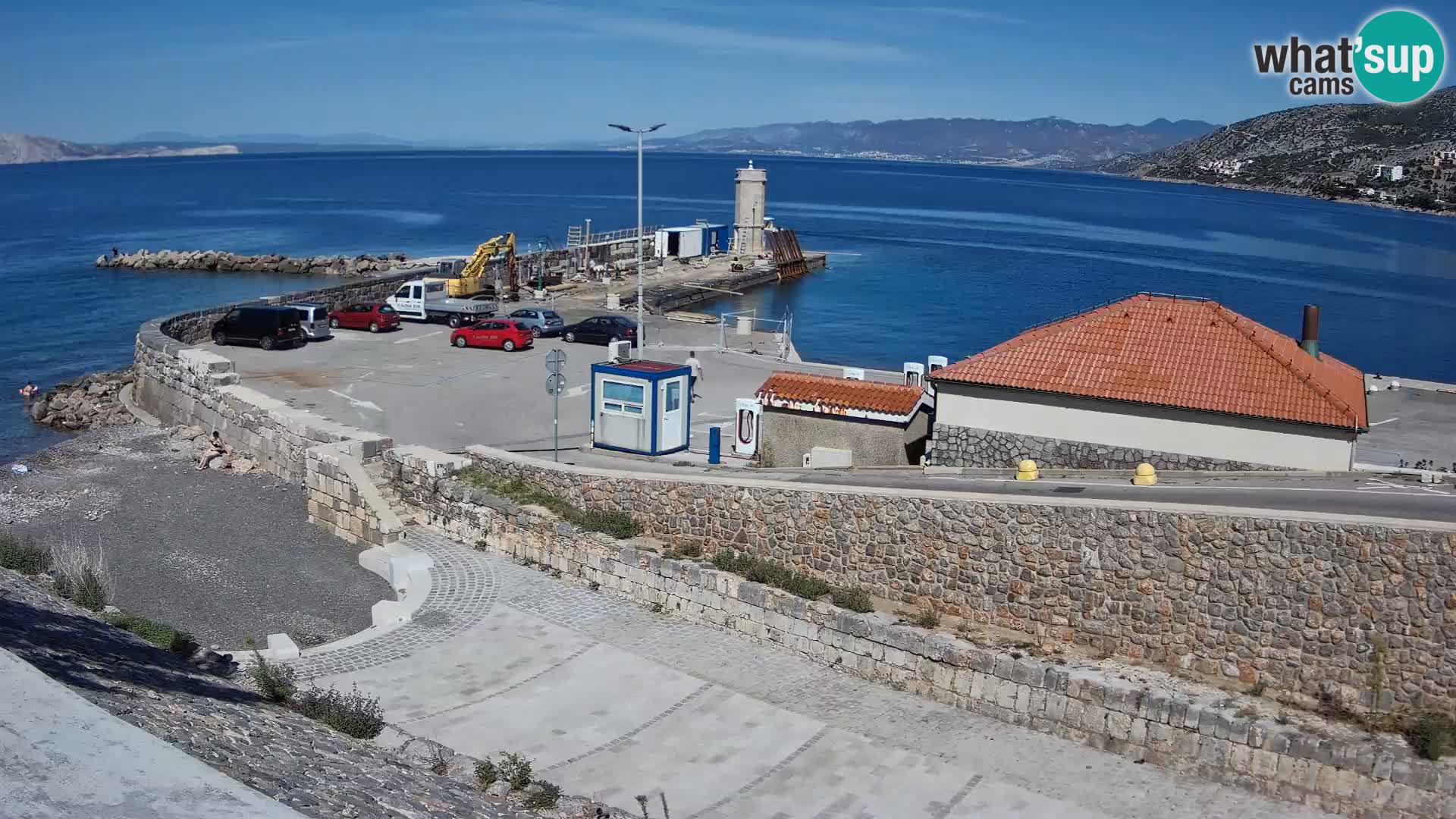 Senj Harbour Webcam – Breakwater & Lighthouse Live View