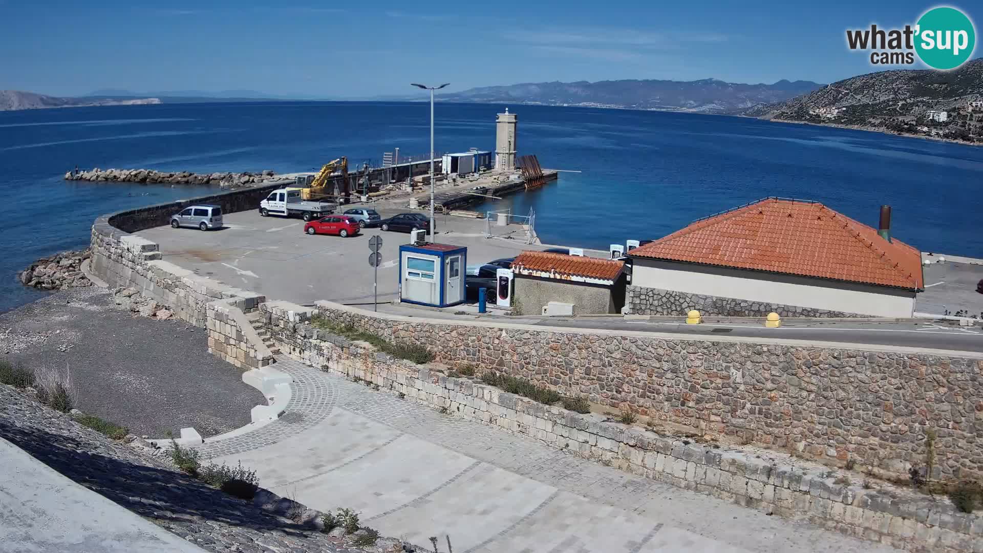 Senj Harbour Webcam – Breakwater & Lighthouse Live View